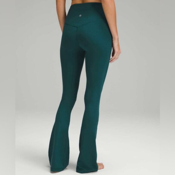 Lululemon NWOT Align V-Waist Mini-Flared Pant Storm Teal - Picture 2 of 11